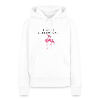 Hanukkah/Entspannt - Frauen Premium Bio Hoodie - Weiß - Vorne - Julia (174cm)