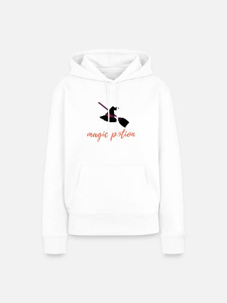 Magic potion - Frauen Premium Bio Hoodie - Weiß