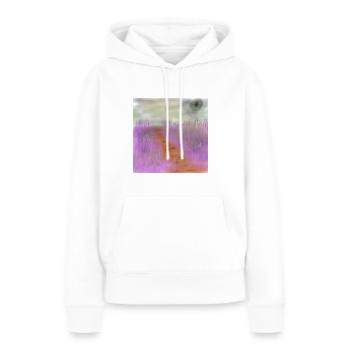 Grass Wiese - Frauen Premium Bio Hoodie - Weiß - Vorne - Julia (174cm)