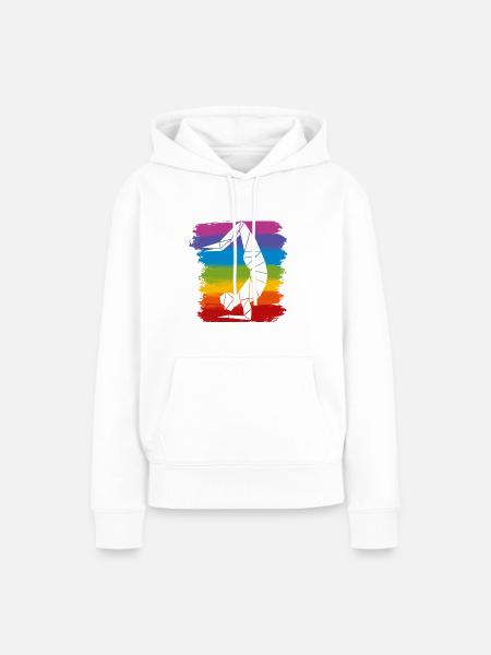Pincha Chakra - Frauen Premium Bio Hoodie - Weiß