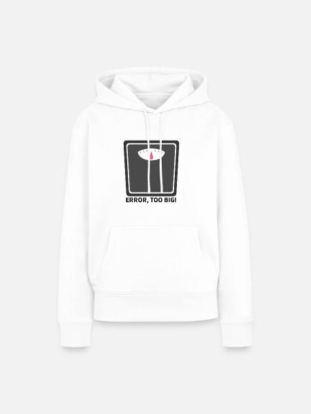 Error! - Frauen Premium Bio Hoodie - Weiß