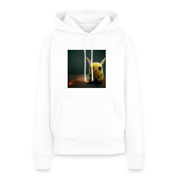realistic octane rendering 8k high reso - Sweat à capuche Premium bio Femme - blanc - Devant - Julia (174cm)