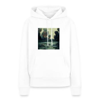 Stellen Sie Sich Vor, Es Ist Krieg Und Niemand - Frauen Premium Bio Hoodie - Weiß - Vorne - Julia (174cm)