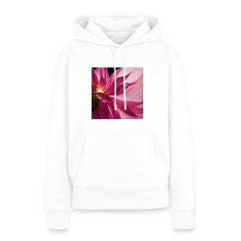 Mandala Blume - Frauen Premium Bio Hoodie - Weiß - Vorne - Julia (174cm)