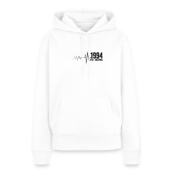 1994 Jubiläumsgeschenk 1994 Limitierte Auflage 1994 - Frauen Premium Bio Hoodie - Weiß - Vorne - Julia (174cm)