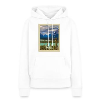 Jasper-Nationalpark - Frauen Premium Bio Hoodie - Weiß - Vorne - Julia (174cm)