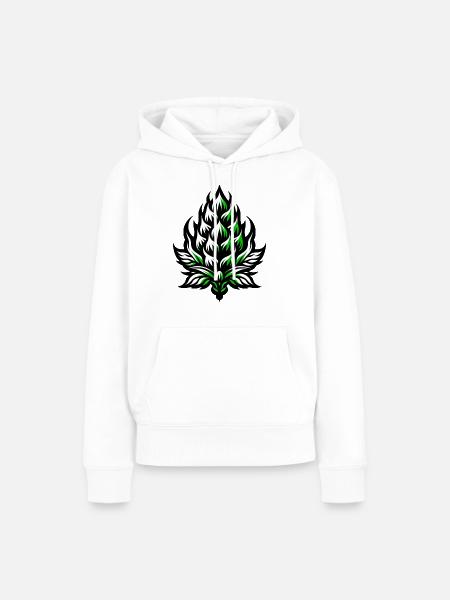 Hopfen und Gerste | Bierzutaten - Frauen Premium Bio Hoodie - Weiß