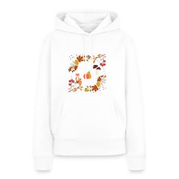 Keytine Autumn - Women’s Premium Organic Hoodie - white - Front - Julia (174cm)
