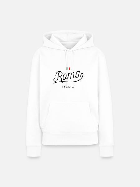 Roma - Italien - Frauen Premium Bio Hoodie - Weiß