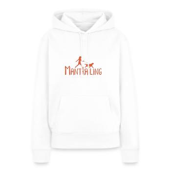 Mantrailing Suchhund Geschenk Hundeliebhaber - Frauen Premium Bio Hoodie - Weiß - Vorne - Julia (174cm)