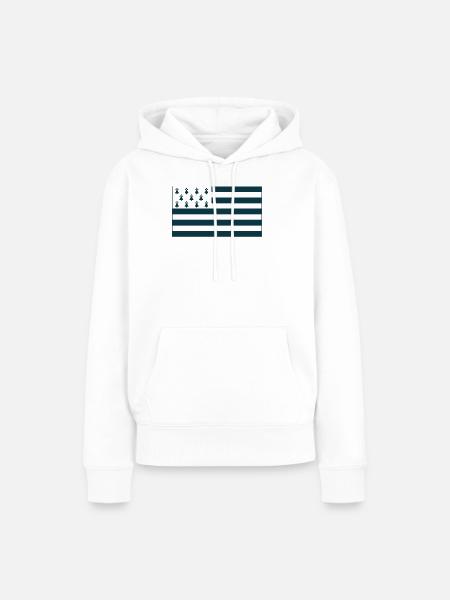 Breton! - Frauen Premium Bio Hoodie - Weiß