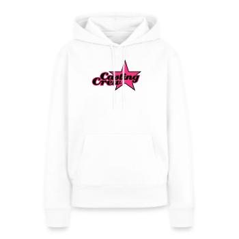 Casting Crew | Star | Stern - Sweat à capuche Premium bio Femme - blanc - Devant - Julia (174cm)