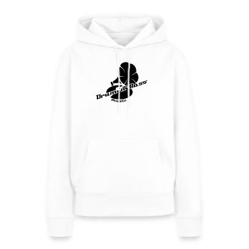 Drum and Bass Grammophon - Frauen Premium Bio Hoodie - Weiß - Vorne - Julia (174cm)