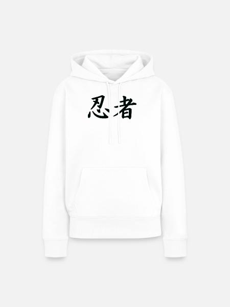 ninjas - Frauen Premium Bio Hoodie - Weiß