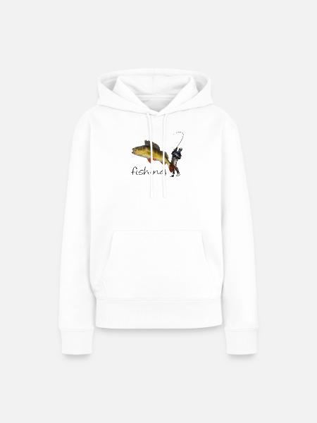 Barsch - Frauen Premium Bio Hoodie - Weiß