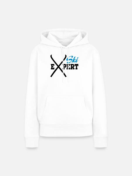 Ski - Frauen Premium Bio Hoodie - Weiß