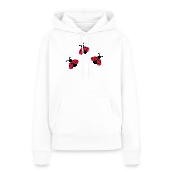 6254398 118120415 Marienkaefer - Frauen Premium Bio Hoodie - Weiß - Vorne - Julia (174cm)