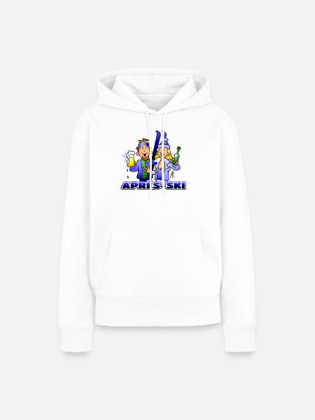 Après-ski - Frauen Premium Bio Hoodie - Weiß