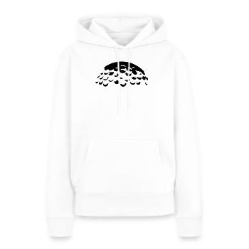 Golfball - Frauen Premium Bio Hoodie - Weiß - Vorne - Julia (174cm)