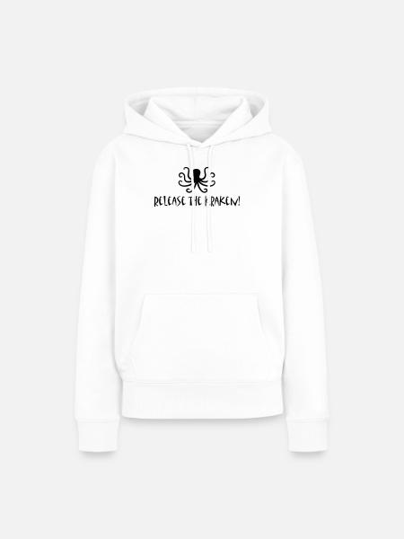 Release the Kraken - Women’s Premium Organic Hoodie - white