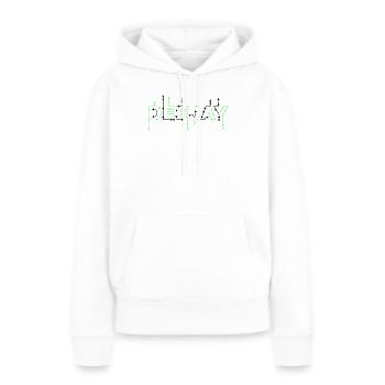 DEEJAY ARROW SW - Sweat à capuche Premium bio Femme - blanc - Devant - Julia (174cm)