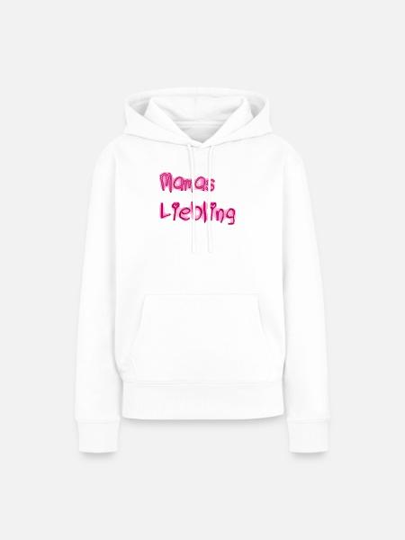 Mamas Liebling - Frauen Premium Bio Hoodie - Weiß