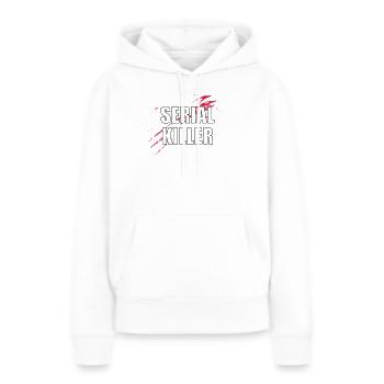 Serial Killer - Frauen Premium Bio Hoodie - Weiß - Vorne - Julia (174cm)