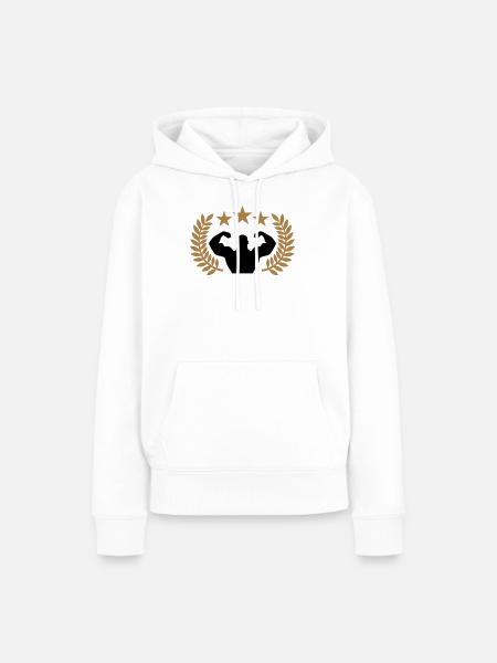 Training Champion - Frauen Premium Bio Hoodie - Weiß