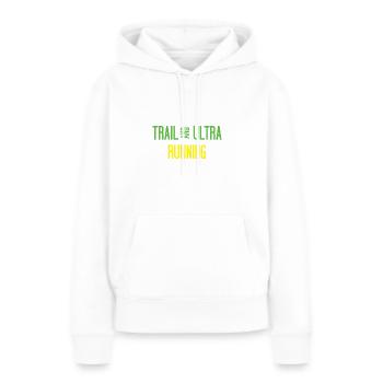 Trail Running et Ultra Running - Sweat à capuche Premium bio Femme - blanc - Devant - Julia (174cm)