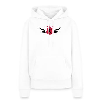 Boxen / Boxer / Boxing / Fight / Ali - Frauen Premium Bio Hoodie - Weiß - Vorne - Julia (174cm)