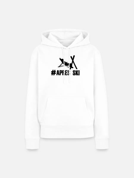 Ski Pause - Frauen Premium Bio Hoodie - Weiß