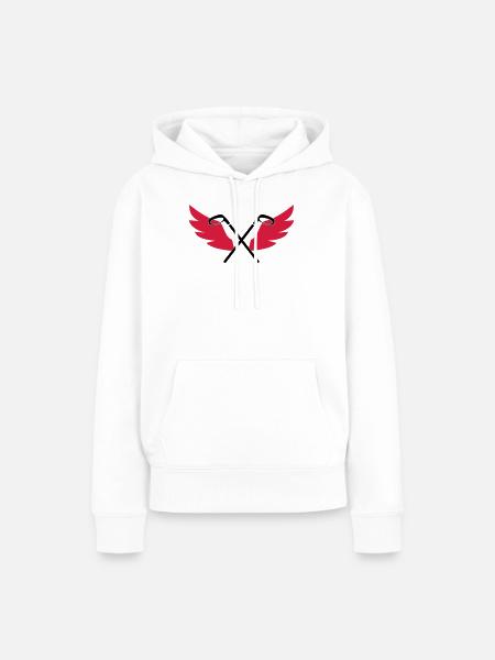 Golf - Frauen Premium Bio Hoodie - Weiß