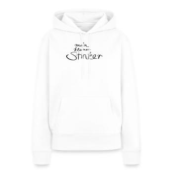 mein kleiner Stinker - Frauen Premium Bio Hoodie - Weiß - Vorne - Julia (174cm)