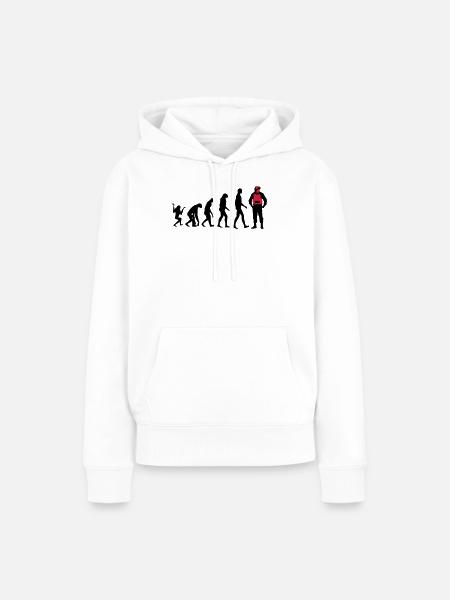 Police - Frauen Premium Bio Hoodie - Weiß