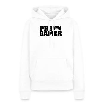pro gamer - Frauen Premium Bio Hoodie - Weiß - Vorne - Julia (174cm)