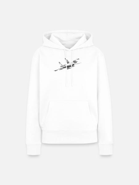Sukhoi Su-34 - Frauen Premium Bio Hoodie - Weiß