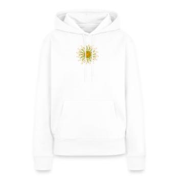 die sonne - Frauen Premium Bio Hoodie - Weiß - Vorne - Julia (174cm)