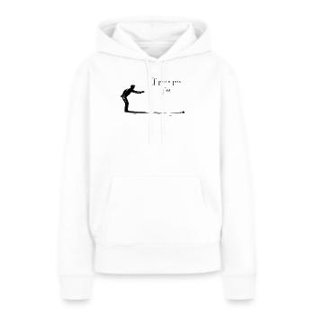 Petanque - Frauen Premium Bio Hoodie - Weiß - Vorne - Julia (174cm)