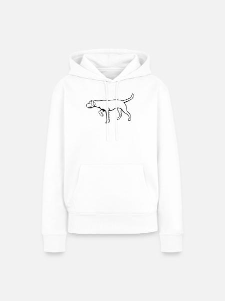 Magyar Vizsla - Frauen Premium Bio Hoodie - Weiß