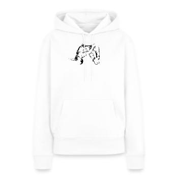 backflip salto freerunner parkour Sport Athlet - Frauen Premium Bio Hoodie - Weiß - Vorne - Julia (174cm)