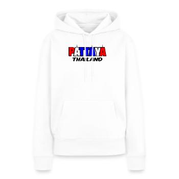 Pattaya Thailand - Frauen Premium Bio Hoodie - Weiß - Vorne - Julia (174cm)