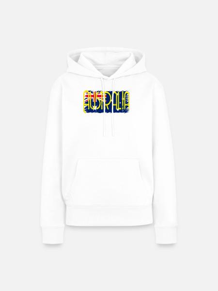 Australien zwei - Frauen Premium Bio Hoodie - Weiß