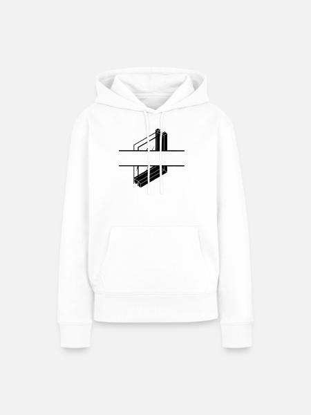 Glaserei Shop 2 - Frauen Premium Bio Hoodie - Weiß