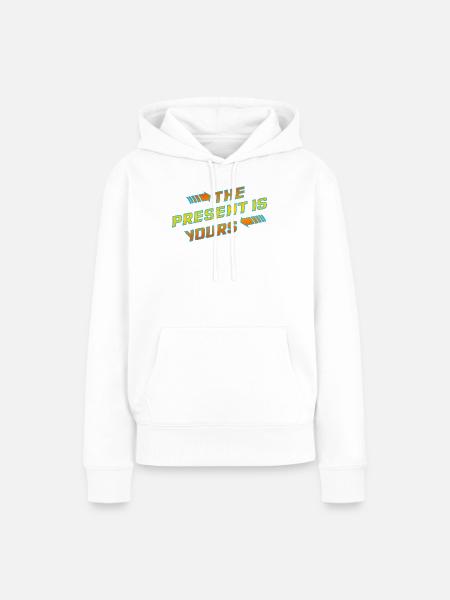 Das Geschenk gehört Ihnen - Frauen Premium Bio Hoodie - Weiß