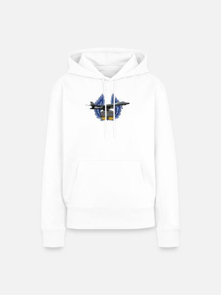 B-1B Lancer - Frauen Premium Bio Hoodie - Weiß