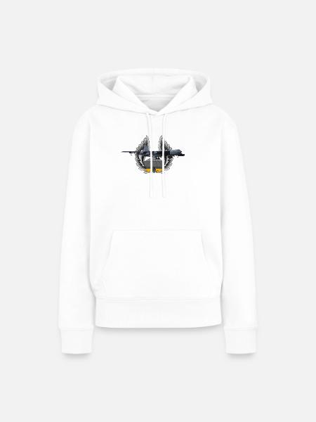 B-52 Stratofortress - Frauen Premium Bio Hoodie - Weiß