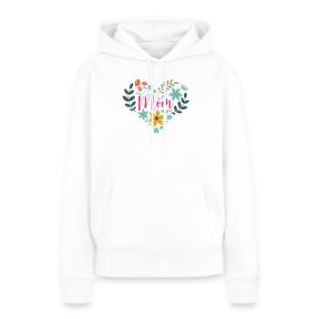 Beste Mutter aller Zeiten - Frauen Premium Bio Hoodie - Weiß - Vorne - Julia (174cm)