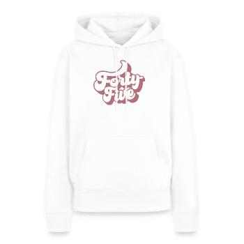 Quarante-cinq femmes du 45e anniversaire de ses 45 ans - Sweat à capuche Premium bio Femme - blanc - Devant - Julia (174cm)