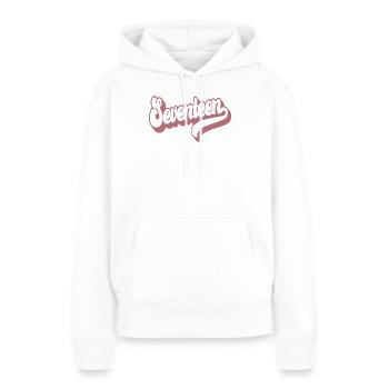 Siebzehn 17. Geburtstag für Mädchen 17 Jahre alt - Frauen Premium Bio Hoodie - Weiß - Vorne - Julia (174cm)