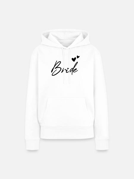 BRIDE Junggesellenabschied - Frauen Premium Bio Hoodie - Weiß